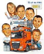 karykatura na zamówienie